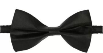 bow tie for kids black colour