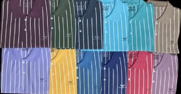 Collar t shirt half sleeve